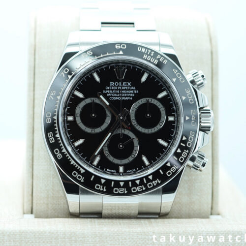 Rolex 126500LN DAYTONA STAINLESS STEEL BLACK DIAL NEW MODEL 2024 WARRANTY FULL SET