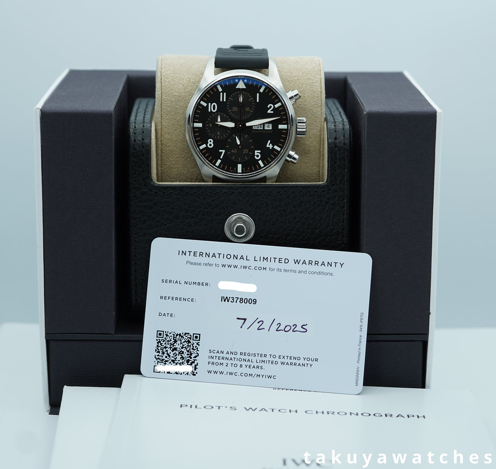 IWC IW378009 PILOT's WATCH CHRONOGRAPH APXGP 2025 WARRANTY FULL