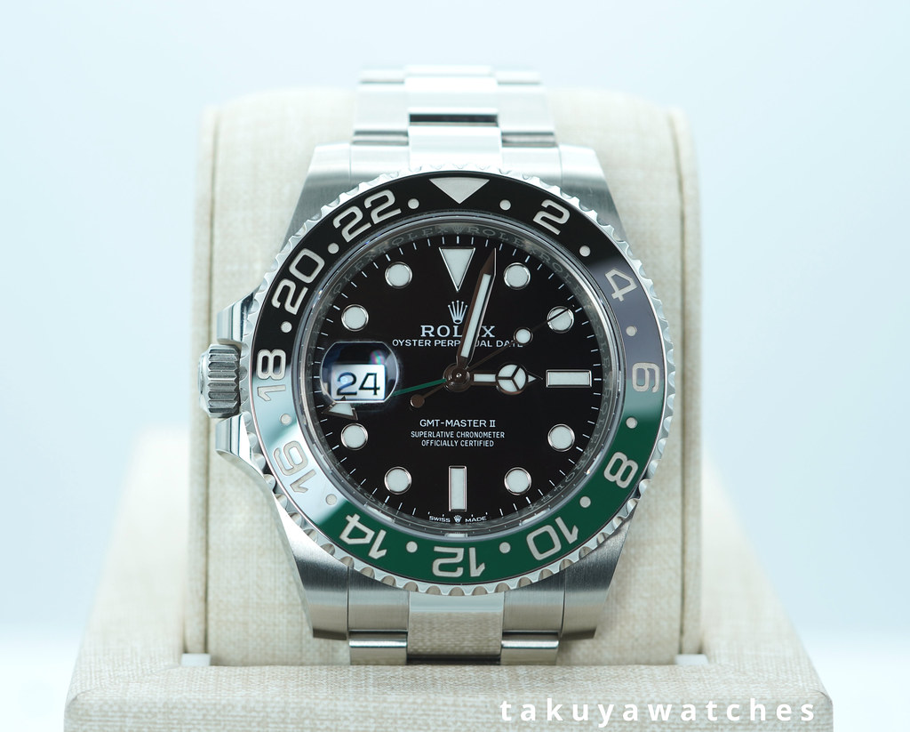Rolex 126720VTNR GMT MASTER 2 SPRITE GREEN BLACK BEZEL OYSTER 2025