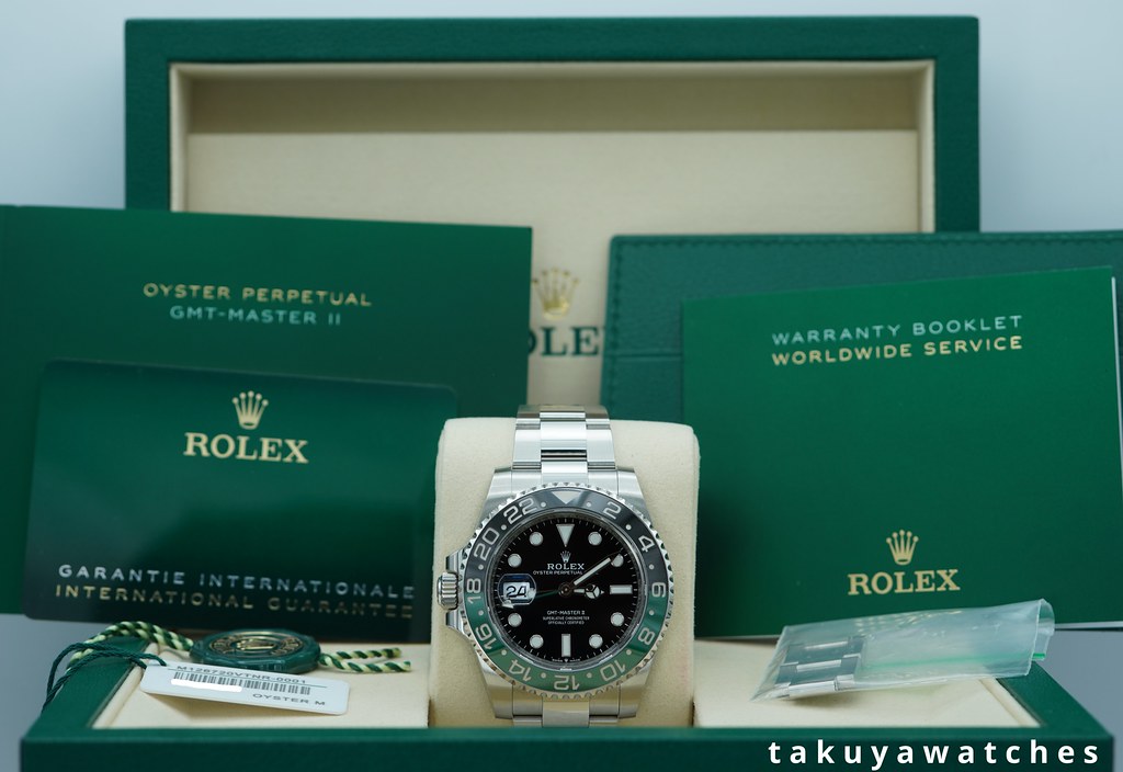Rolex 126720VTNR GMT MASTER 2 SPRITE GREEN BLACK BEZEL OYSTER 2025