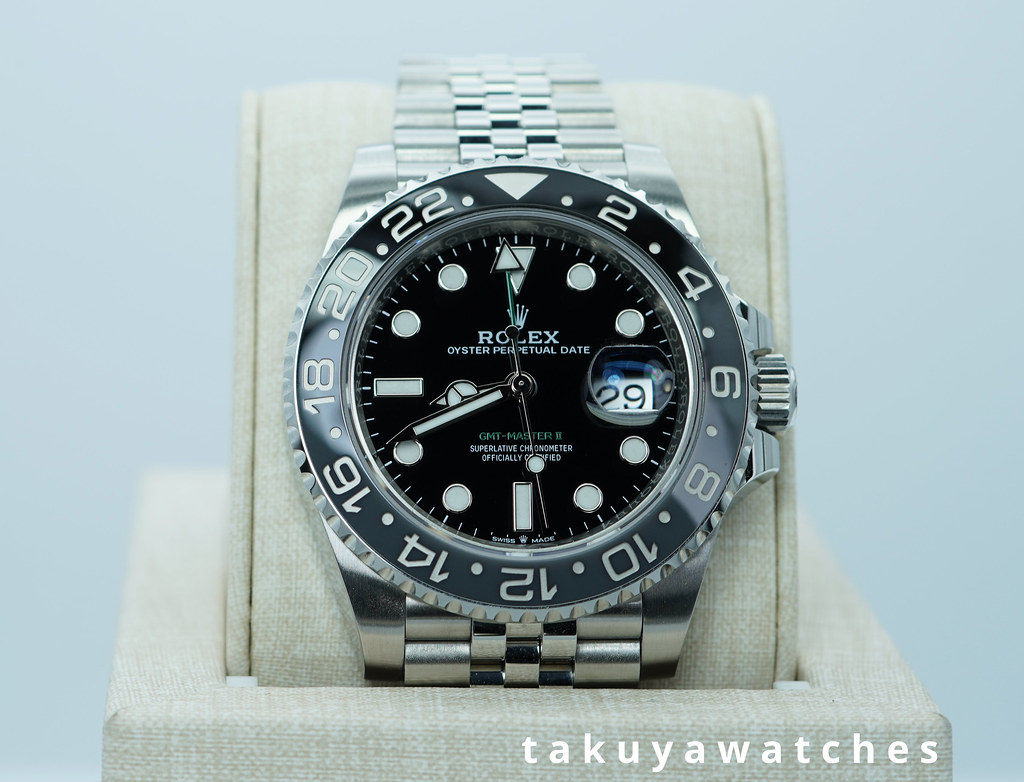 Rolex 126710GRNR GMT MASTER II BLACK GREY BEZEL JUBILEE BAND 2026