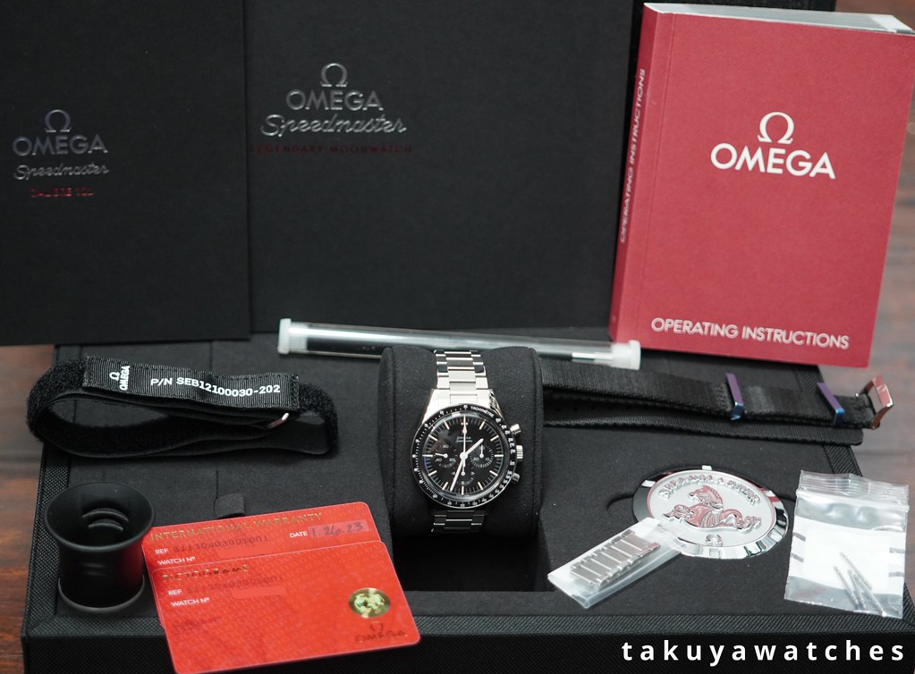 Omega SPEEDMASTER CALIBRE 321 ED WHITE MOONWATCH 2023 WARRANTY