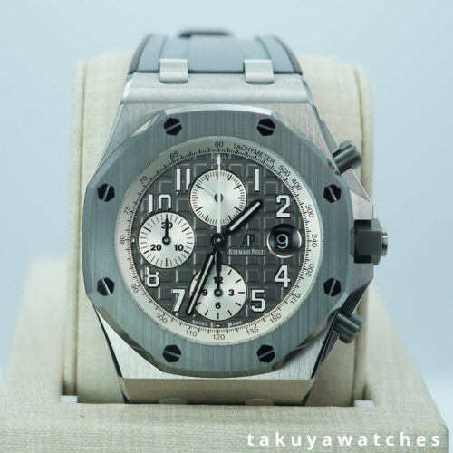 Audemars PIGUET ROYAL OAK OFFSHORE TITANIUM GREY CERAMIC 26470IO 42MM FULL SET