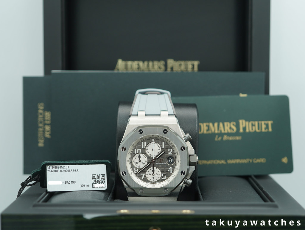 Audemars PIGUET ROYAL OAK OFFSHORE TITANIUM GREY CERAMIC 26470IO