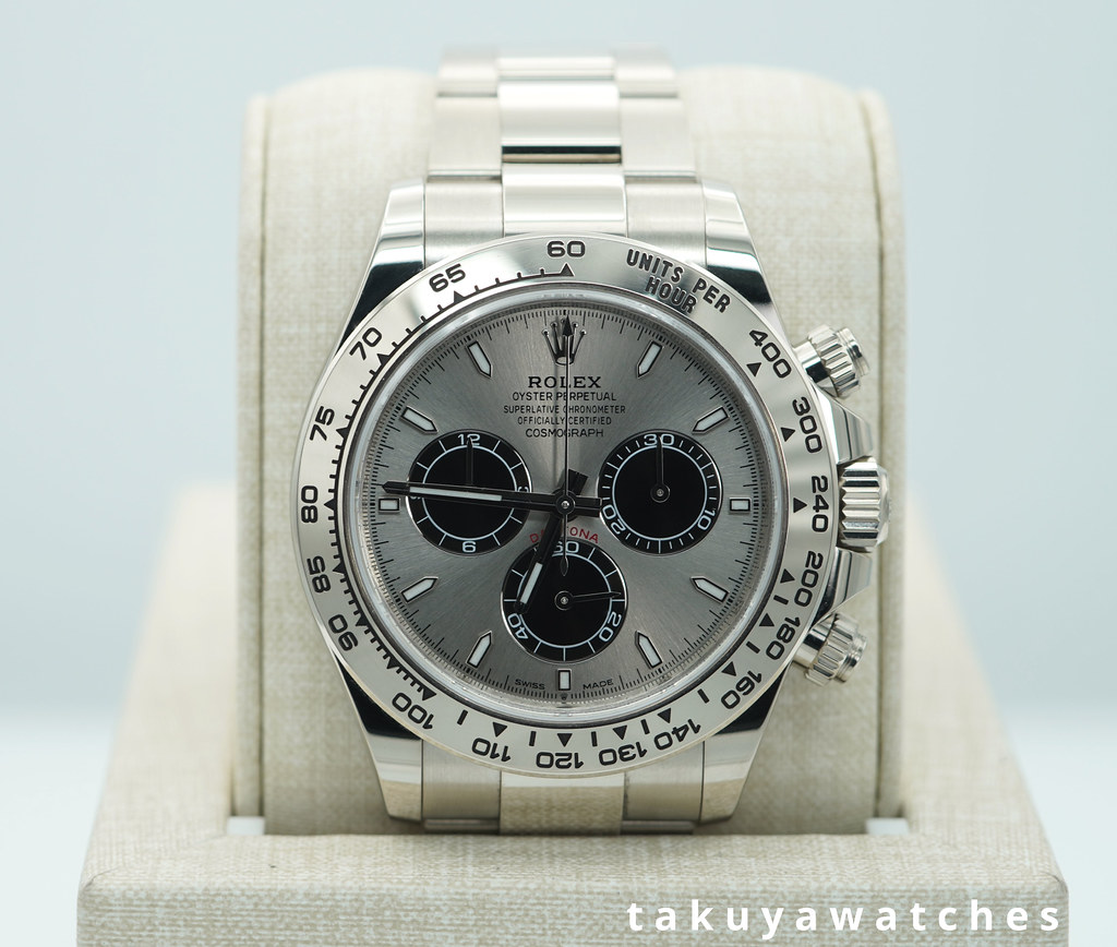 Rolex 126509 DAYTONA GHOST 18K WHITE GOLD SILVER DIAL NEW MODEL