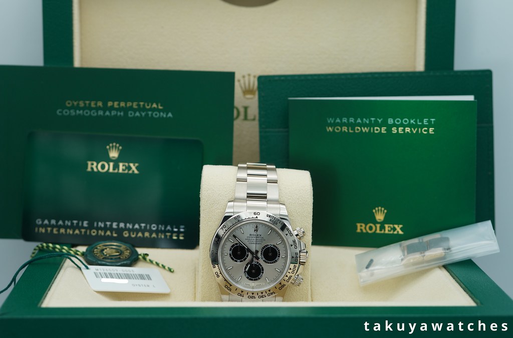 Rolex 126509 DAYTONA GHOST 18K WHITE GOLD SILVER DIAL NEW MODEL