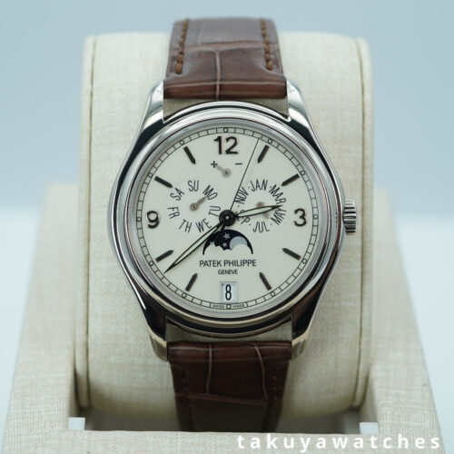 Patek PHILIPPE 5146G ANNUAL CALENDAR 18K WHITE GOLD CREAM DIAL 2017