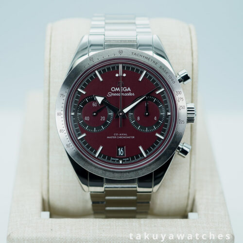 Omega SPEEDMASTER '57 CHRONOGRAPH BURGUNDY RED DIAL 2026 WARRANTY FULL SET