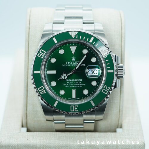 Rolex 116610LV SUBMARINER HULK GREEN DIAL GREEN BEZEL 2020 FULL SET