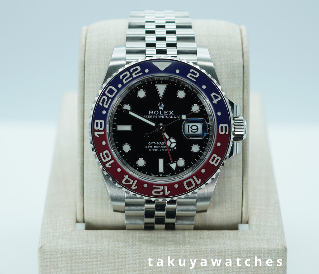 Rolex 126710BLRO GMT MASTER 2 RED BLUE PEPSI JUBILEE BAND 2023