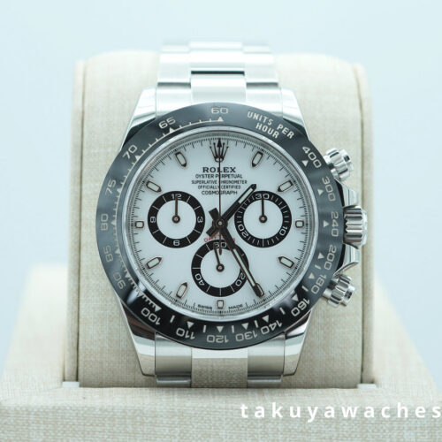 Rolex 116500LN COSMOGRAPH DAYTONA STEEL WHITE PANDA 2022 WARRANTY FULL SET