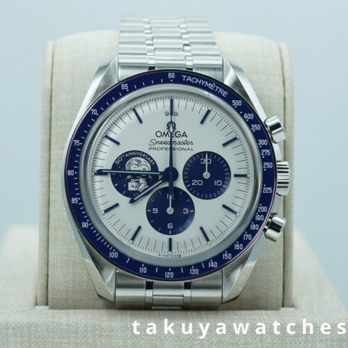 Omega SPEEDMASTER SILVER SNOOPY AWARD 50TH ANNIVERSARY EXTRA 3861 BRACELET 2024 FULL SET
