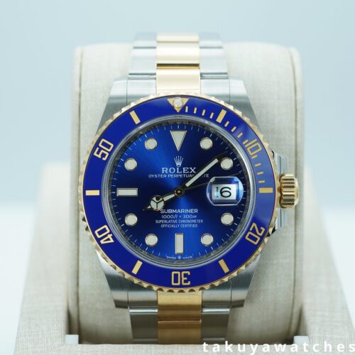 Rolex 126613LB SUBMARINER BLUESY 18K YELLOW GOLD STEEL BLUE DIAL 2023 WARRANTY FULL SET