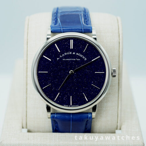 A. Lange & Sohne SAXONIA THIN 205.086 COPPER BLUE WHITE GOLD 2025 WARRANTY FULL SET