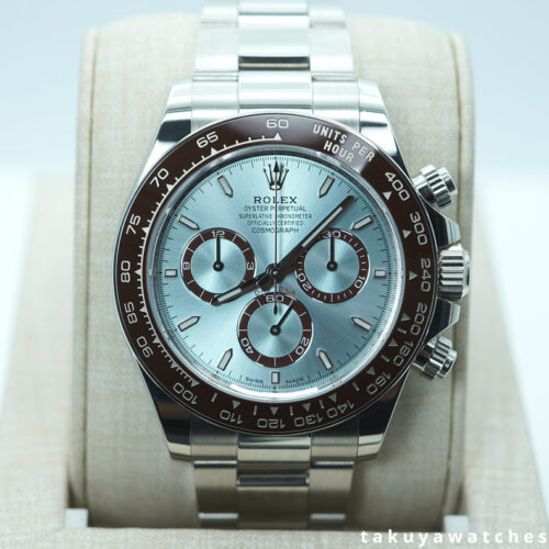Rolex 126506 DAYTONA PLATINUM ICE BLUE DIAL NEW MODEL 2023 WARRANTY FULL SET