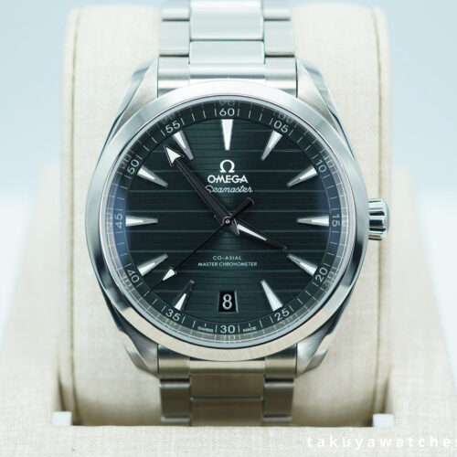 Omega SEAMASTER AQUA TERRA 8900 GREEN DIAL BRACELET 2025 WARRANTY FULL SET