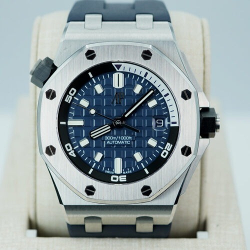 Audemars PIGUET ROYAL OAK OFFSHORE DIVER 15720ST BLUE DIAL 2024 WARRANTY FULL SET