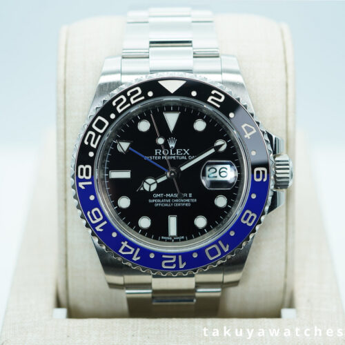 Rolex 116710BLNR GMT MASTER 2 BLACK BLUE CERAMIC BEZEL BATMAN 2015 FULL SET