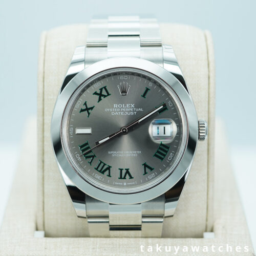 BRAND NEW Rolex 126300 DATEJUST 41 WIMBLEDON DIAL OYSTER BAND 2026 FULL SET