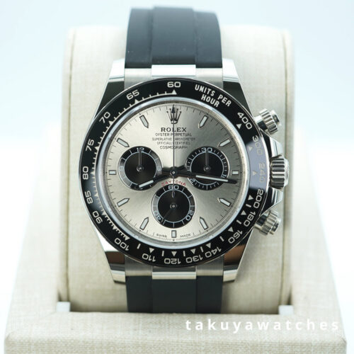 Rolex 126519LN DAYTONA GHOST 18K WHITE GOLD STEEL DIAL NEW MODEL 2025 WARRANTY FULL SET