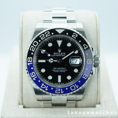 Rolex 126710BLNR GMT MASTER 2 BLACK BLUE BEZEL OYSTER BAND 2025 WARRANTY FULL SET