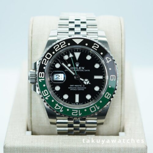 Rolex 126720VTNR GMT MASTER 2 LEFTY BLACK GREEN SPRITE JUBILEE 2024 WARRANTY FULL SET