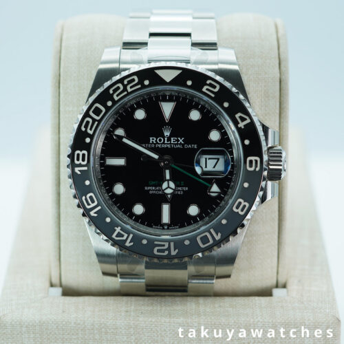 BRAND NEW Rolex 126710GRNR GMT MASTER II BLACK GREY BEZEL OYSTER BAND 2026 FULL SET