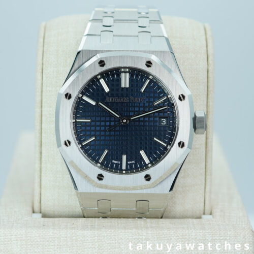 BRAND NEW Audemars PIGUET ROYAL OAK 15550ST BLUE DIAL 37MM 2026 WARRANTY FULL SET