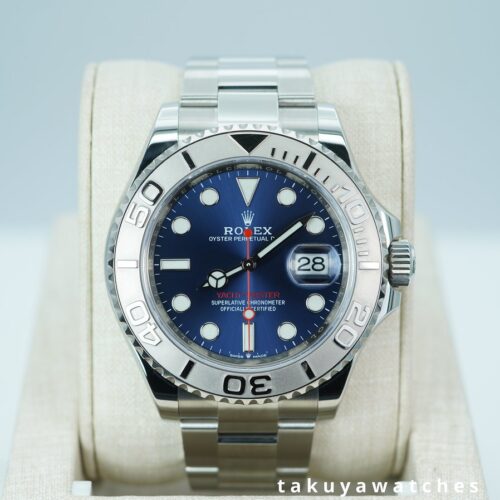 Rolex 126622 YACHTMASTER PLATINUM BEZEL BLUE DIAL 40MM 2021 FULL SET