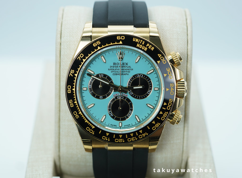 BRAND NEW Rolex 126518LN DAYTONA YELLOW GOLD TURQUOISE DIAL