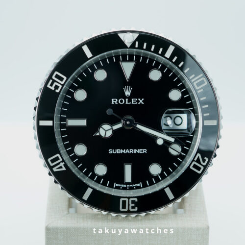 BRAND NEW  Rolex 909010LN SUBMARINER DATE DESK CLOCK STAINLESS STEEL 80MM 2026 FULL SET