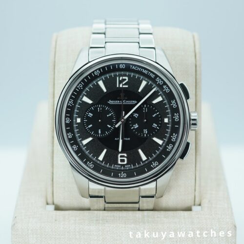 Jaeger-LeCoultre POLARIS CHRONOGRAPH STEEL BLACK DIAL 42MM FULL SET