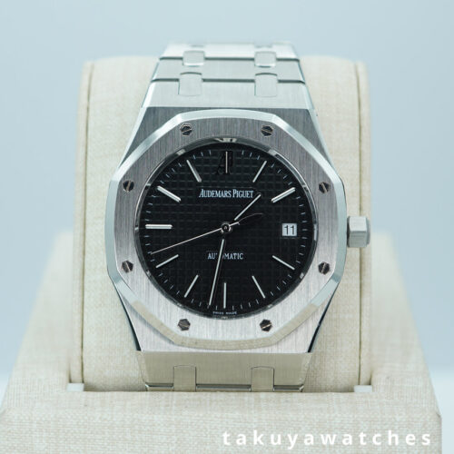 Audemars PIGUET ROYAL OAK 15300ST STAINLESS STEEL BLACK DIAL 39MM FULL SET