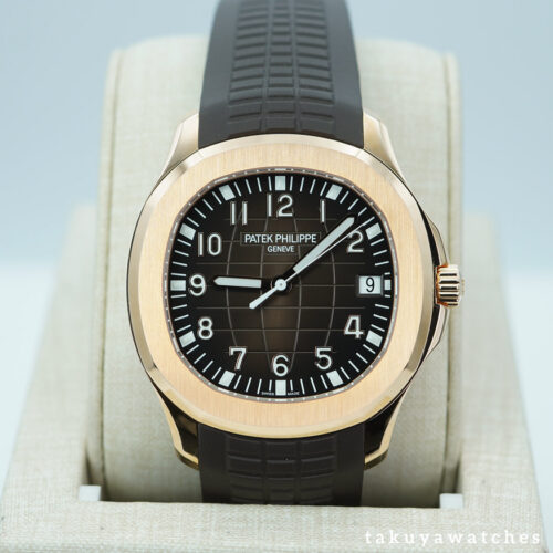 NEW Patek PHILIPPE 5167R AQUANAUT ROSE GOLD NEWER MOVEMENT STICKER FULL SET