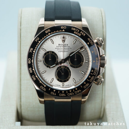 Rolex 126515LN DAYTONA 18K ROSE GOLD OYSTERFLEX SUNDUST DIAL 2025 WARRANTY FULL SET