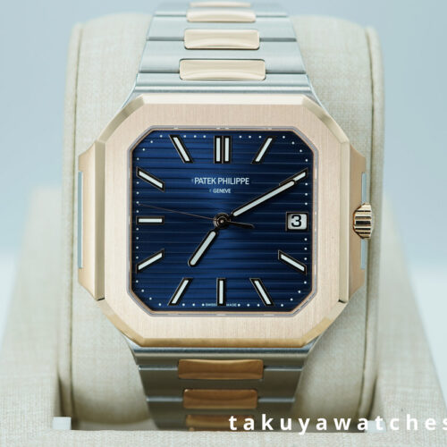Patek PHILIPPE 5821/1AR CUBITUS TWO TONE ROSE GOLD BLUE DIAL 2026 FULL SET