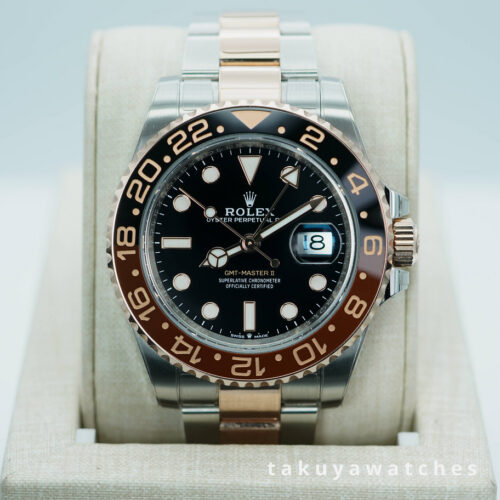 Rolex 126711CHNR GMT MASTER 2 ROOTBEER ROSE GOLD STEEL 2025 WARRANTY FULL SET