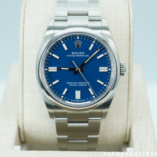 Rolex 126000 OYSTER PERPETUAL 36 MED BLUE DIAL 2025 WARRANTY FULL SET