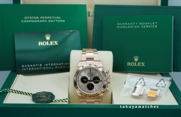 Rolex 126505 DAYTONA 18K ROSE GOLD SUNDUST DIAL NEW MODEL 2025