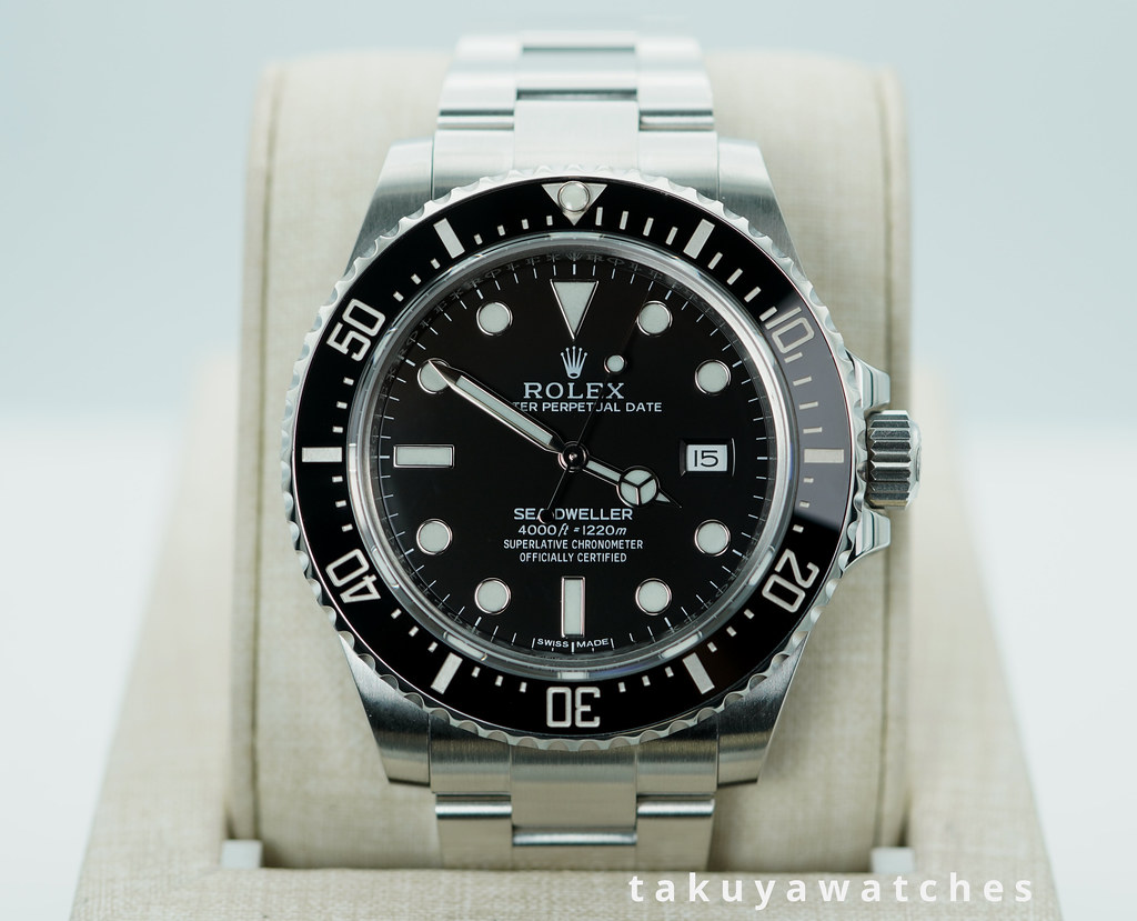Rolex 116600 SD4K SEA-DWELLER 4000 CERAMIC BEZEL 40MM 2017 BOXES