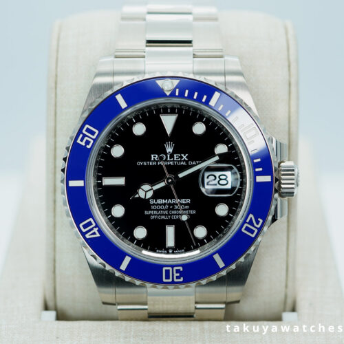 Rolex 126619LB SUBMARINER 41 18K WHITE GOLD BLUE BEZEL 2022 WARRANTY FULL SET