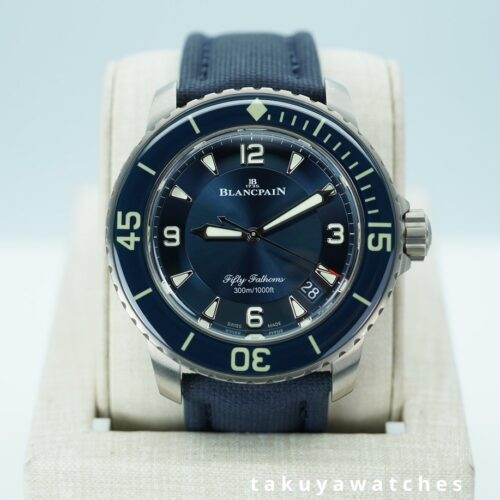 Blancpain FIFTY FATHOMS TITANIUM AUTOMATIC BLUE BEZEL BLUE DIAL 45MM 2023 FULL SET