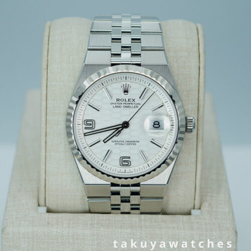 NEW Rolex 127234 LAND-DWELLER 36 WHITE DIAL JUBILEE NEW MODEL 2026 FULL SET