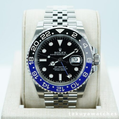 BRAND NEW Rolex 126710BLNR GMT MASTER 2 BLACK BLUE BEZEL JUBILEE BAND FULL SET