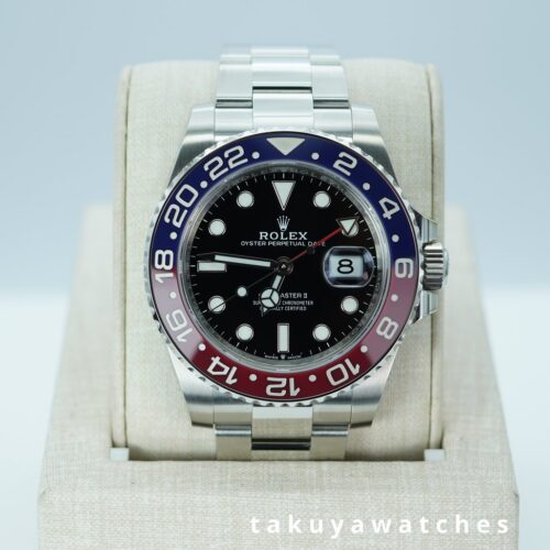 Rolex 126710BLRO PEPSI GMT MASTER II RED BLUE BEZEL OYSTER BAND 2022 WARRANTY FULL SET