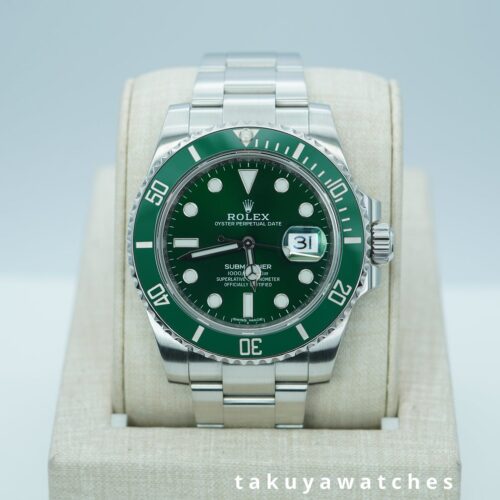 Rolex 116610LV SUBMARINER HULK GREEN DIAL GREEN BEZEL 2018 FULL SET