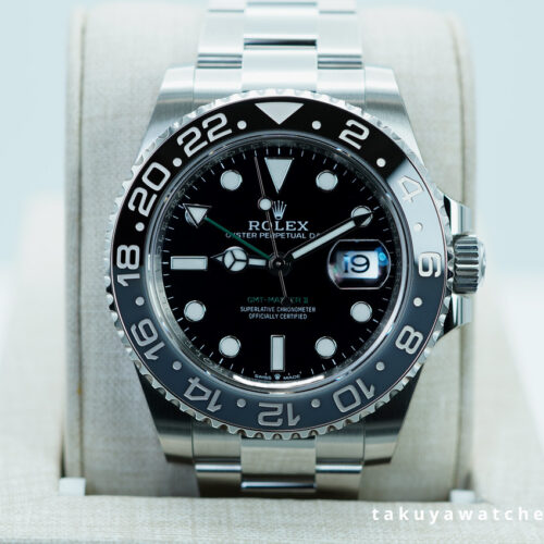 BRAND NEW Rolex 126710GRNR GMT MASTER II BLACK GREY BEZEL OYSTER BAND 2026 FULL SET