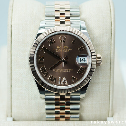 NEW Rolex 278271 DATEJUST 31 CHOCOLATE DIAMOND DIAL JUBILEE BAND 2026 FULL SET