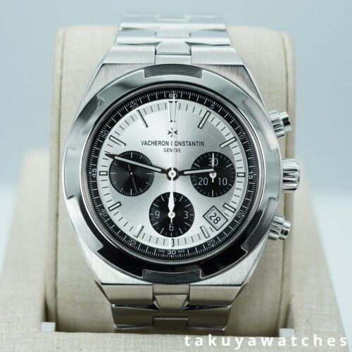 Vacheron CONSTANTIN OVERSEAS CHRONOGRAPH 5520V PANDA DIAL NEW MODEL FULL SET