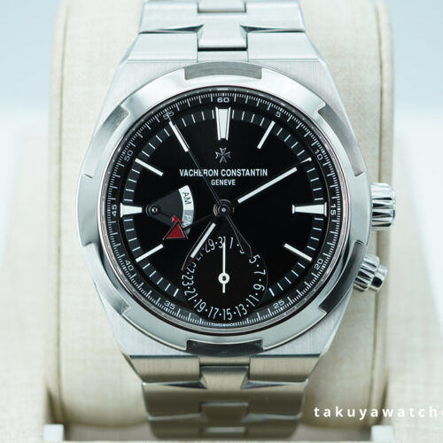 Vacheron CONSTANTIN OVERSEAS STAINLESS STEEL DUAL TIME 7900V BLACK DIAL FULL SET